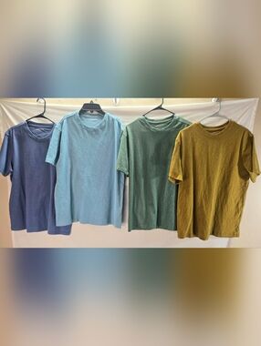 Lot of 4 American Giant Men's Size Large Short Sleeve T-shirts NWOT